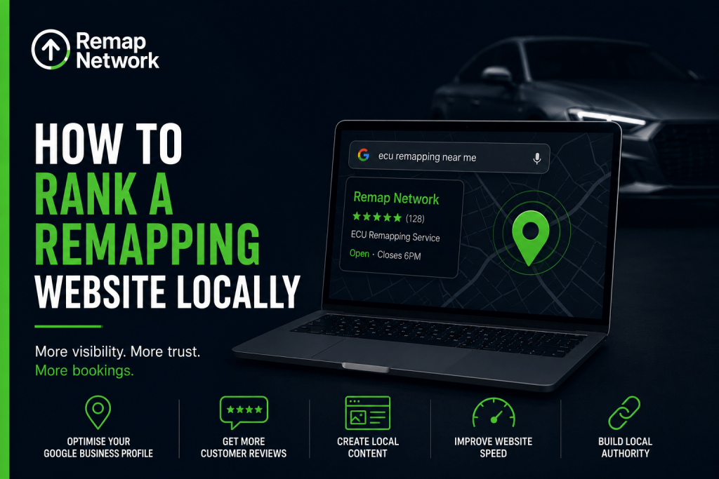 rank a remapping website locally